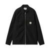 FW23 Craft Zip Shirt Long Sleeve Shirt Men Shirts Black I032962-89-02