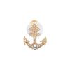 CHANEL Stud Earrings Women's Gold AB-25C-060