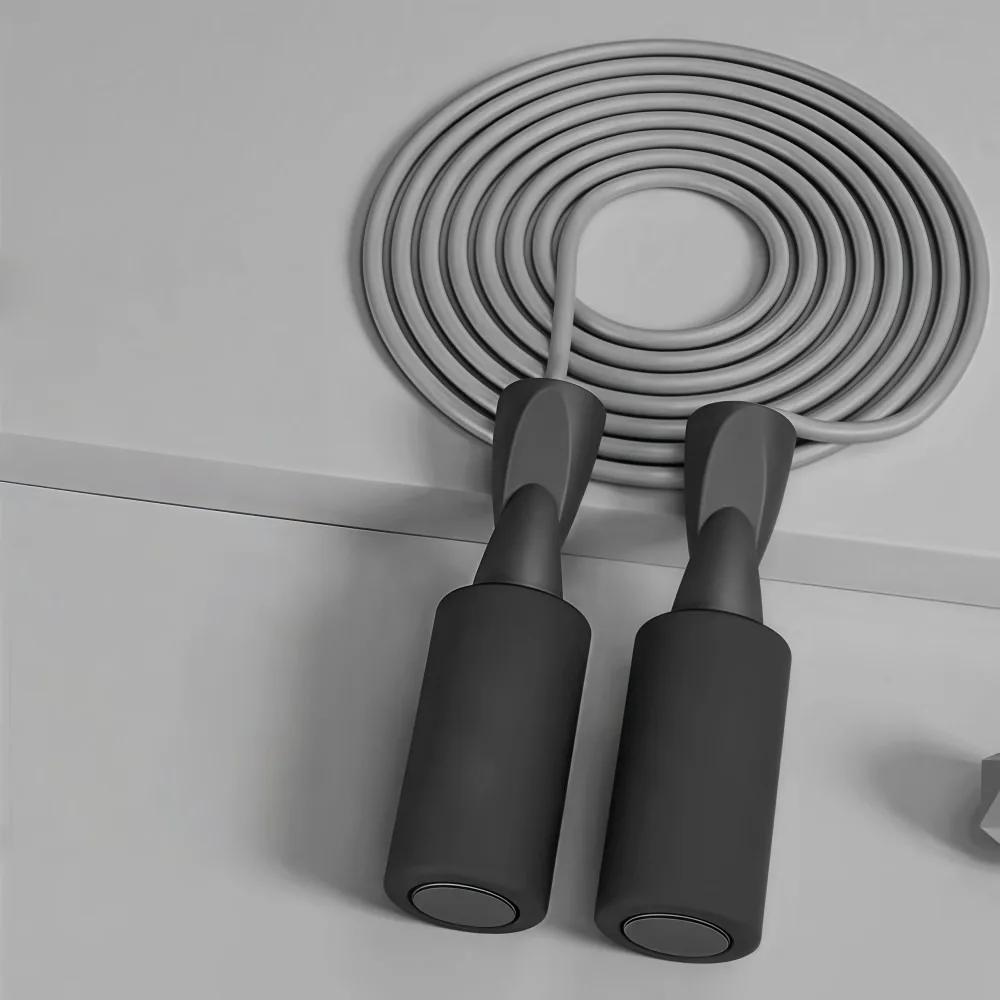 Tangle-Free PVC Jump Rope Lightweight Wear Resistant Yoga Skipping Rope Non-slip 2.8m Fitness Rope Skipping