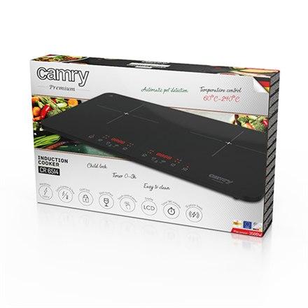 Camry | Hob | CR 6514 | Number of Burners/cooking Zones 2 | LCD Display | Black | Induction