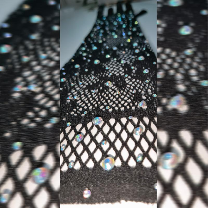 Glitzernde Damen Sexy Elastische Fischgrät Handschuhe Lange Dehnbare Armstulpen Vollfinger Für Cosplay Abschlussball Bühnenhandschuhe