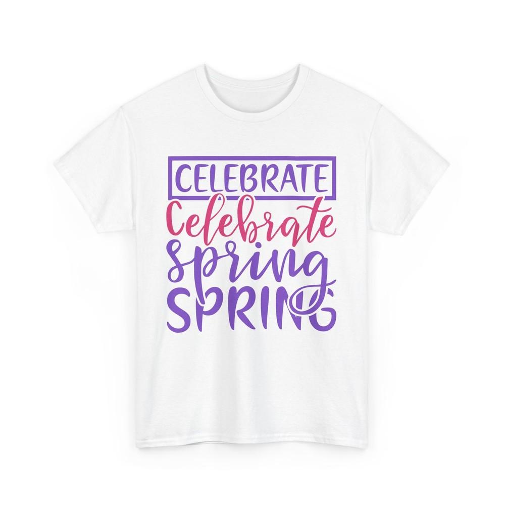 

Футболка с цветочным узором | Красочная футболка с весенним мотивом | Празднуйте весну 3XL