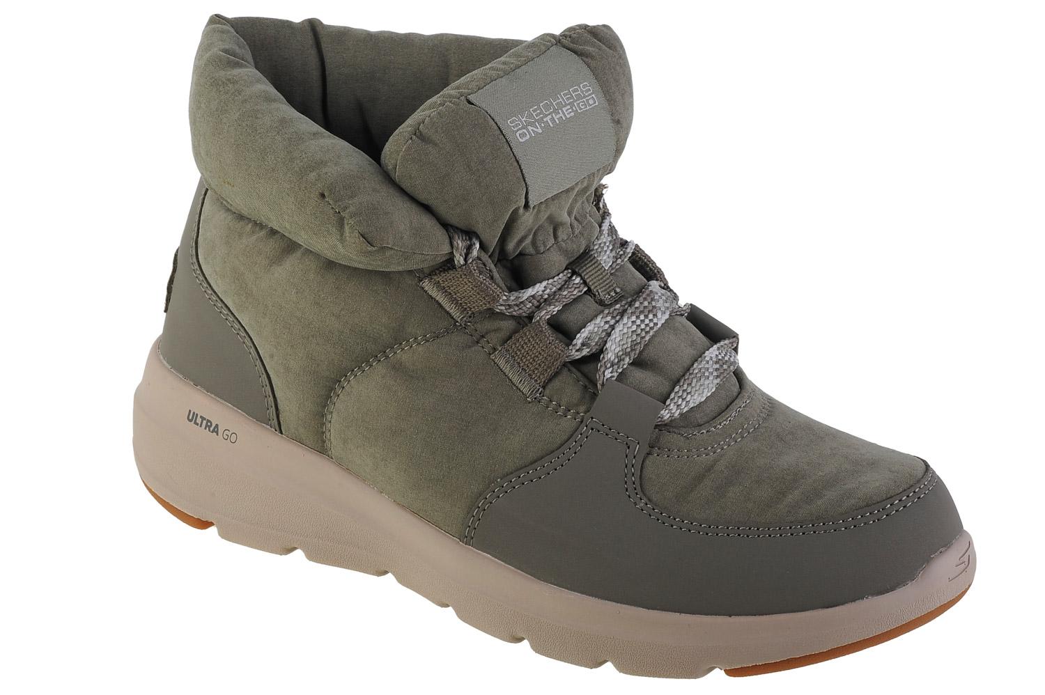 Skechers Glacial Ultra - Trend Up, stivali invernali verdi da donna 36 verde