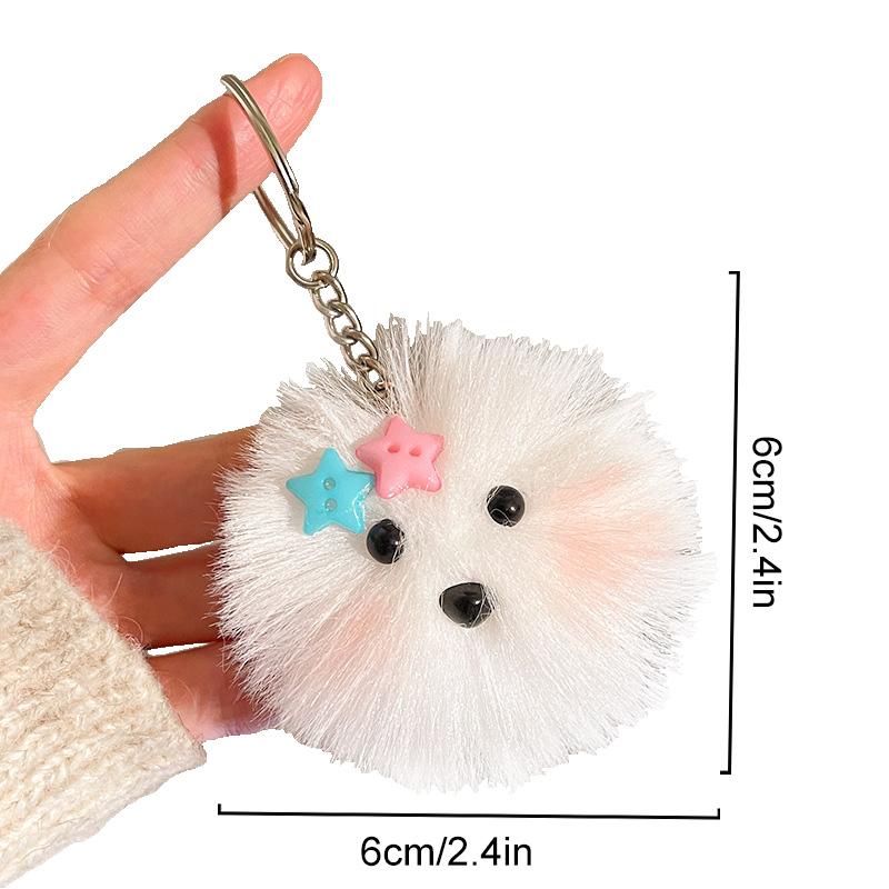 1PC Plush Backpack Car Decor Key Ring Cute Charms Bag Pendant Accessories Doll Pendant