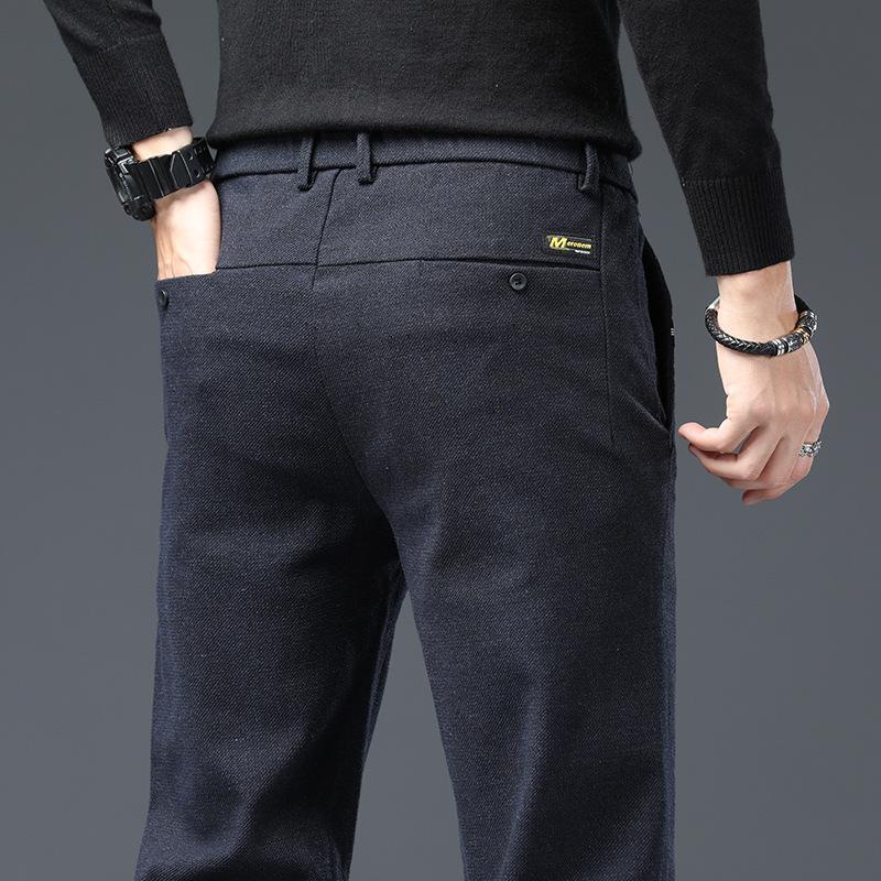 Spring/Autumn Collection Trousers New Arrival Men's Relaxed Straight-Leg Trousers Stretch Casual Long Trousers Outerwear Trendy Versatile Menswear