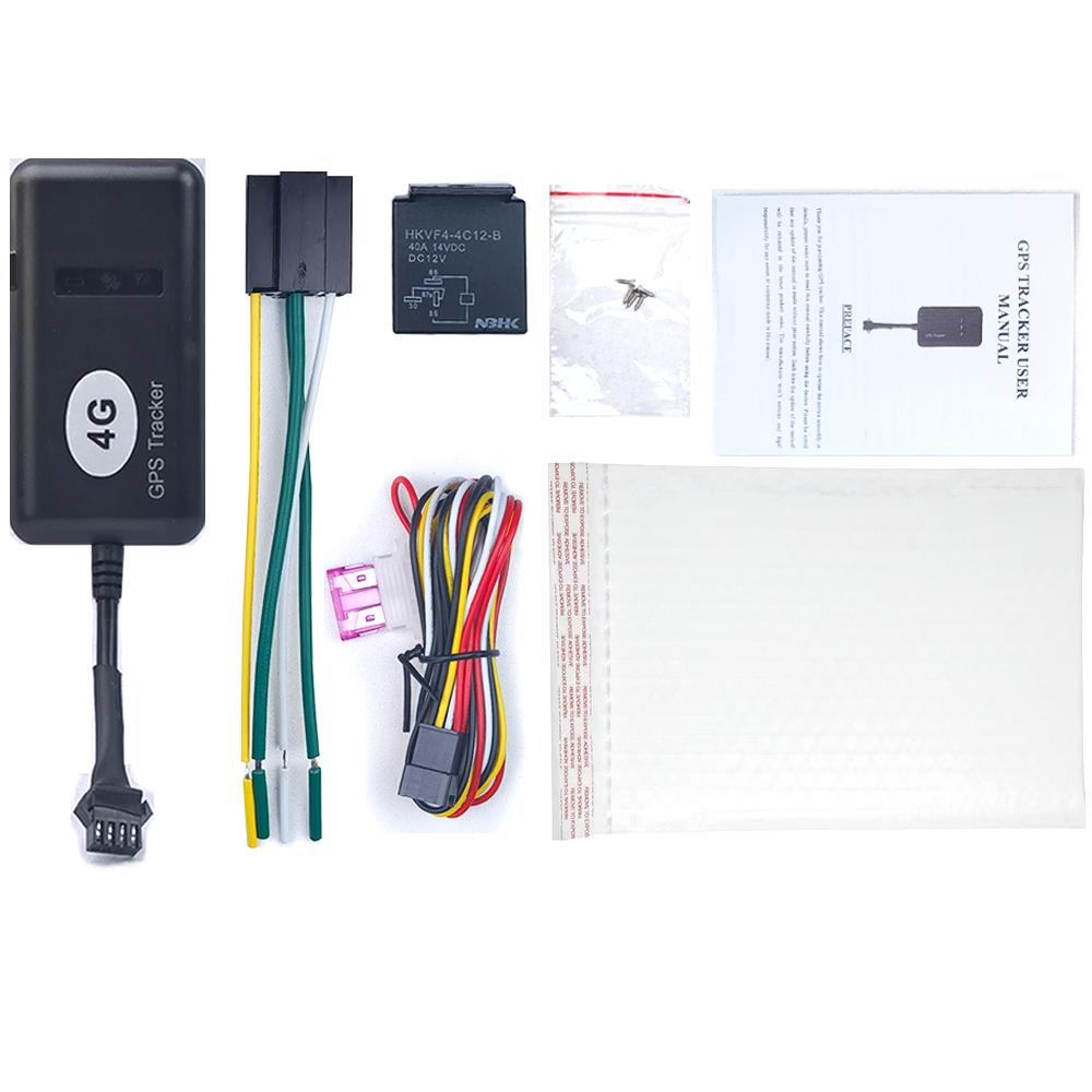DAGPS Tracker 4G GT02 4pin GPS Sentinel - Ultra-Precise Position & Cut OFF Fuel /Stop Engine & Acceleration Alarm for Your Vehic