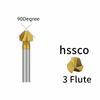 High-Speed Steel Chamfering Cutters Single-Edge & Three-Edge for Metal Inner Hole Deburring And Chamfering Tool