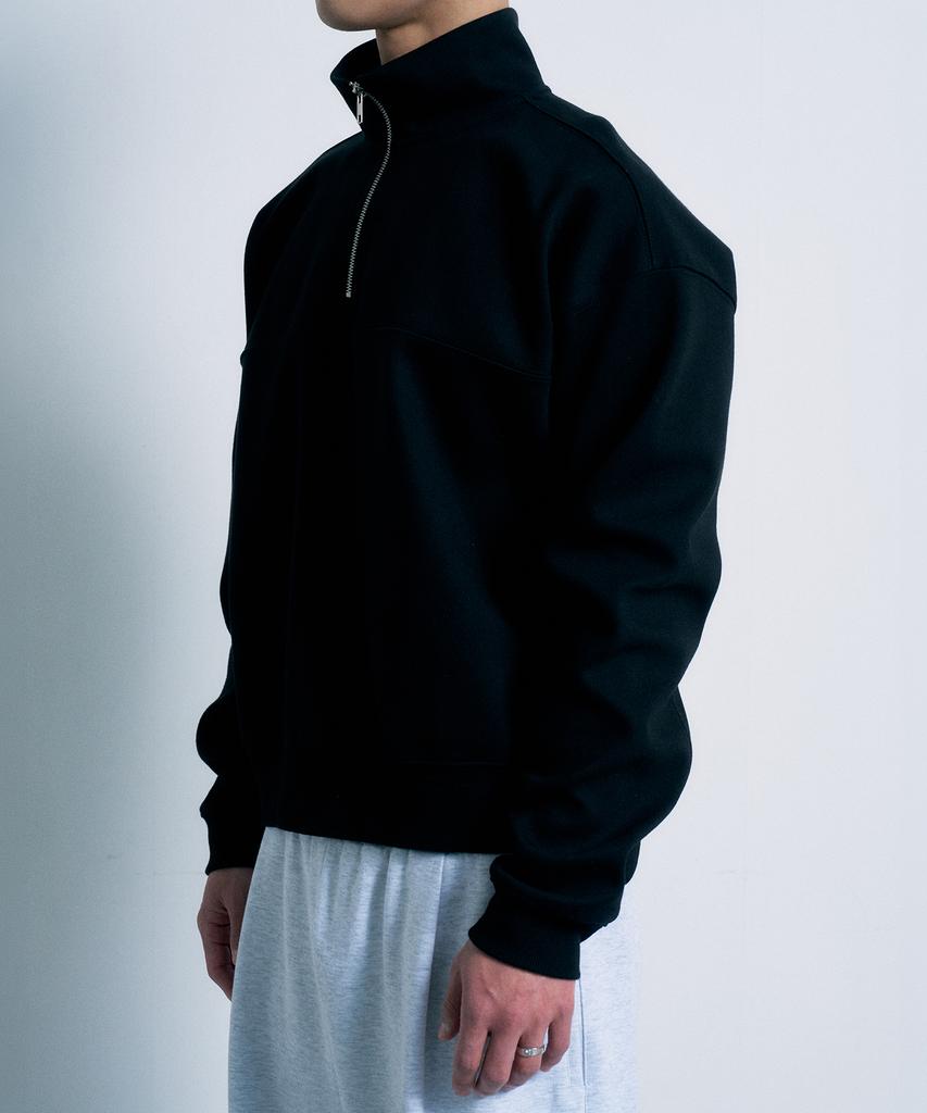 FERNOV Essential Half-Zip Sweatshirt Black