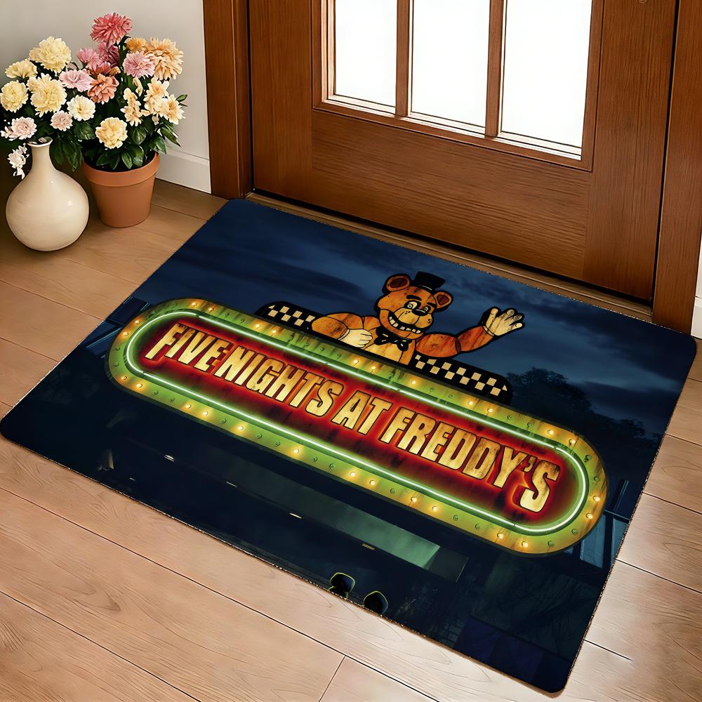 Movie Five N-Nights At F-Freddys2 Floor Mat Cozy Flannel Soft Thick Non-Slip Mat For Living Room Bedroom Kitchen Decor Rugs