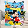 Mickey Mouse Castle Fantasy Blanket Soft & Cozy Perfect for Bed Sofa Seaside All-Season Use Digital Print Ideal Gift for Friends Family Couples Picnic