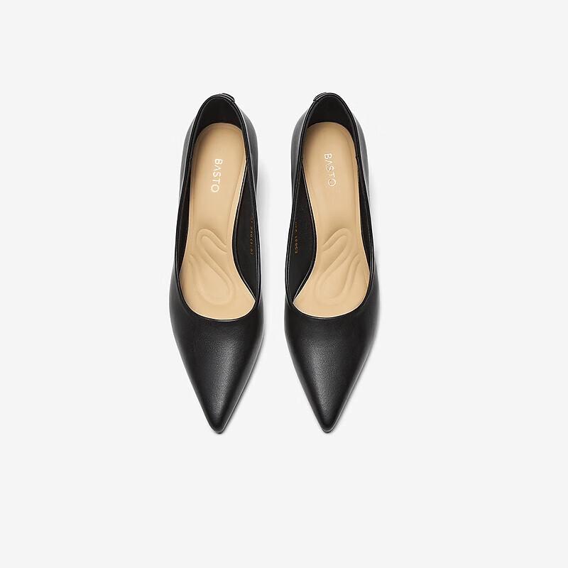 BASTO Women's Stiletto Pointed Toe Pump Shoes