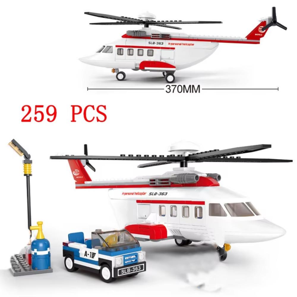 City Airplane International Passenger Plane Flight Model Building Blocks Airport Airlines Station Bricks Sets Kids Toy Technical