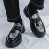 Fashion Trend New Luxury Men Mixed Color Tassel Loafter Male Leisure Height Increasing Leather Shoes Tenis Masculino Zapatos Hombre