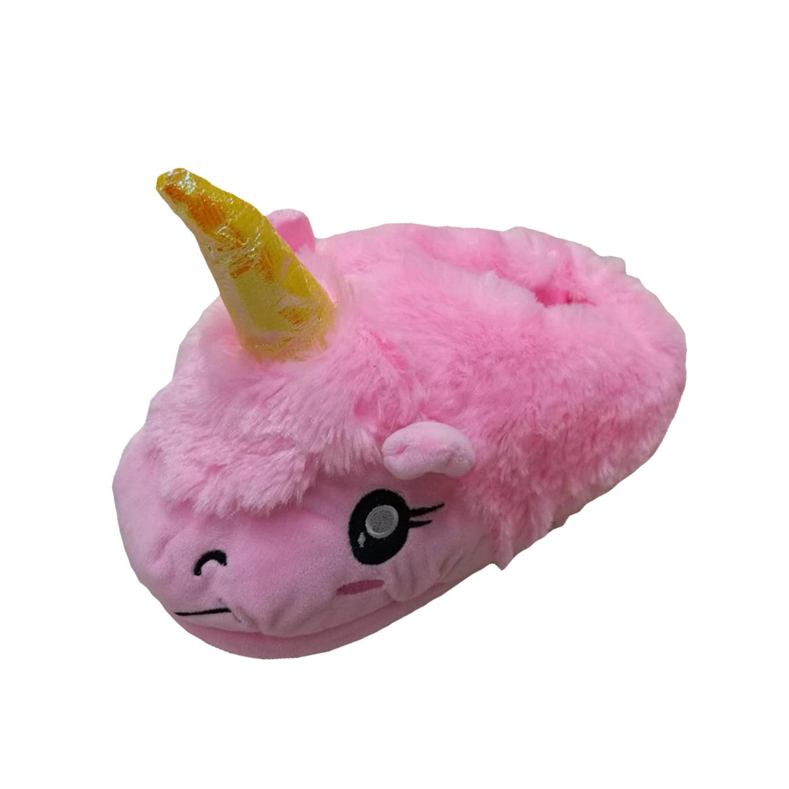 

Хлопковые тапочки для любителей теплой обуви, мужские и женские домашние плюшевые тапочки One Size розовый