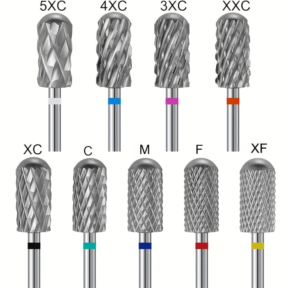 

1 или 9 шт. Профессиональные твердосплавные фрезы для ногтей для натуральных ногтей, акриловых ногтей и гелевых ногтей, полировка и баффинг, аксессуары для нейл-арта 9PCS/SET