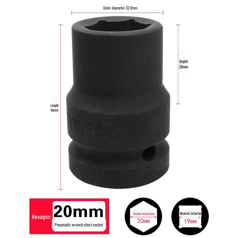 Tolis 3/4” Heavy Duty Pneumatický imbusový klíč 17-41mm