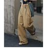 2026 New Style Women's Khaki High-Waisted Wide-Leg Drapey Casual Trousers