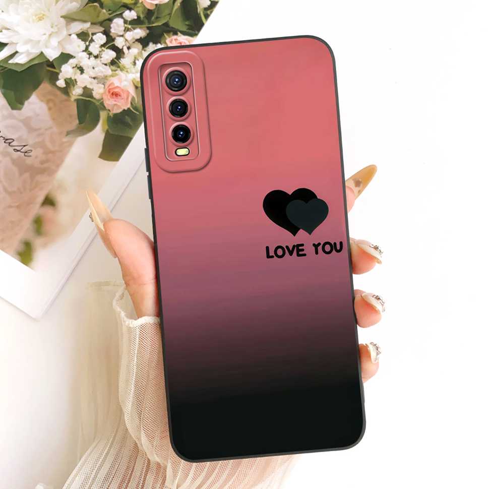 For vivo Y70s 5G Case Luxurious Flower Cartoon Silicone Back Cover For Vivo Y 70s Y51s Y51S V2002A Shockproof Phone Cases Fundas