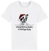 BOSTON TERRIER Christmas Dog T-Shirt Adults Kids Woof Wishes Tail Wags Xmas Dogs