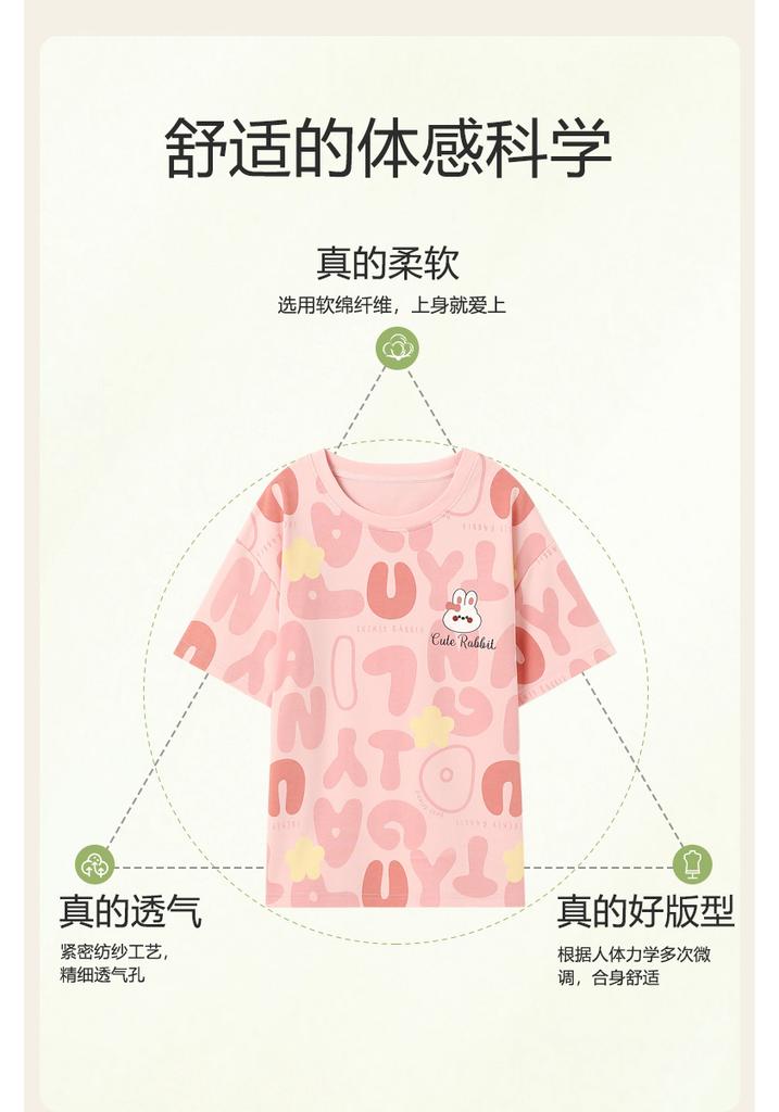 Fenteng Cotton Cartoon Pajama Set