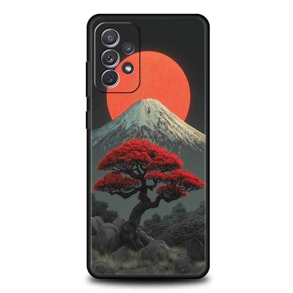 Japanese Style Art Japan Phone Case for Samsung A17 A13 A15 A25 A35 A51 A55 A71 A21S A11 A31 A41 A23 A53 A73 5G A03S A05s Cover