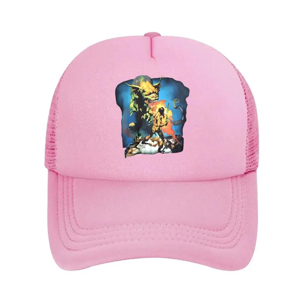 Monster Battle Anime Action Design Mesh Baseball Cap