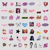 50 Trendy Series Graffiti Stickers for DIY Stationery, Water Cups, Computers, Skateboards, Waterproof Decorative Stickers