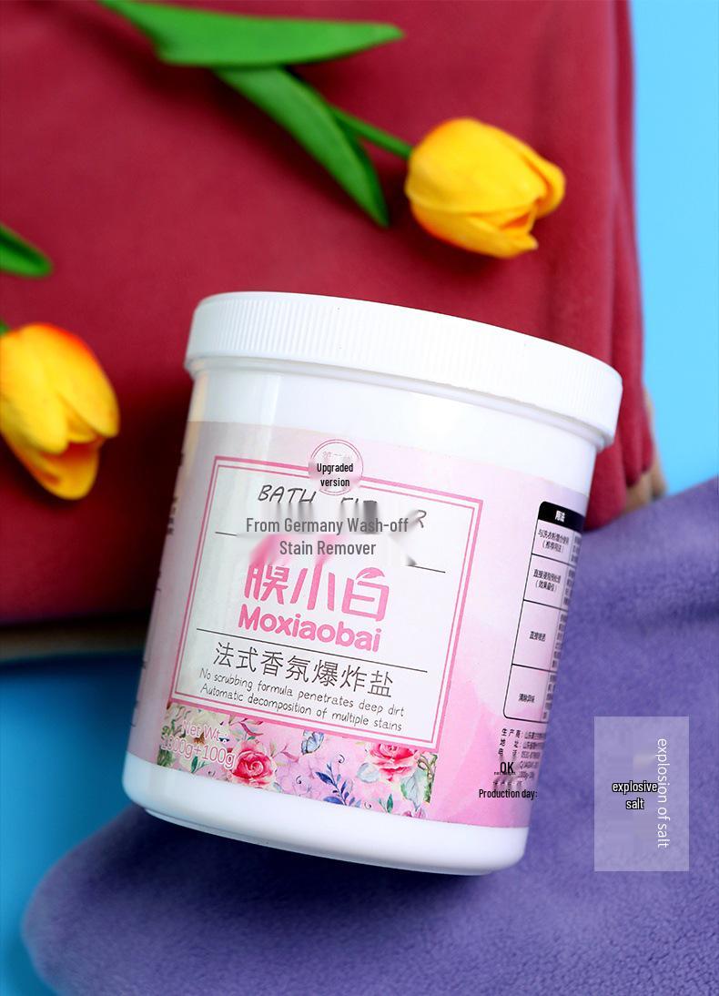 White Explosion Film: Second Gen Fragrant Stain Remover & Color-Safe Bleach for Clothes