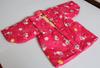 Chanchanko Hanten Hanten Kimono for Girls Rabbit Pattern Pink Quilt Back Size 90cm 100cm 110cm 120cm Made In Japan Children's (100cm)