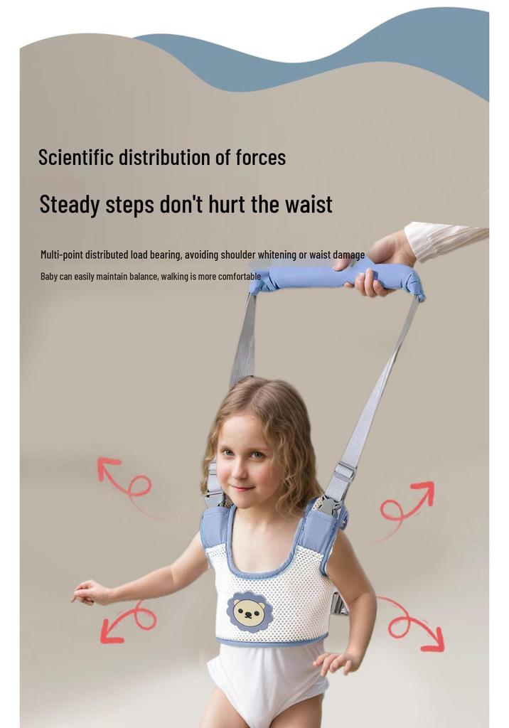 Two-in-One Baby Walker & Toddler Standing Aid with Anti-Fall and Anti-Choke Features
