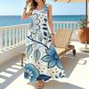 Summer Sleeveless Flowy Maxi Dress for Women Fresh Style,Soft Fabric,Versatile for Daily Commute,Casual Vacation,Everyday Wear
