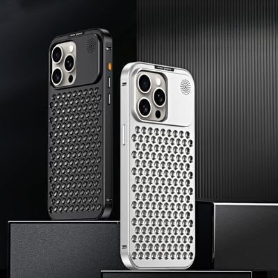 Applicable To IPhone15ProMax Aromatherapy Heat Dissipation Bullet Buckle Phone Case Apple 14