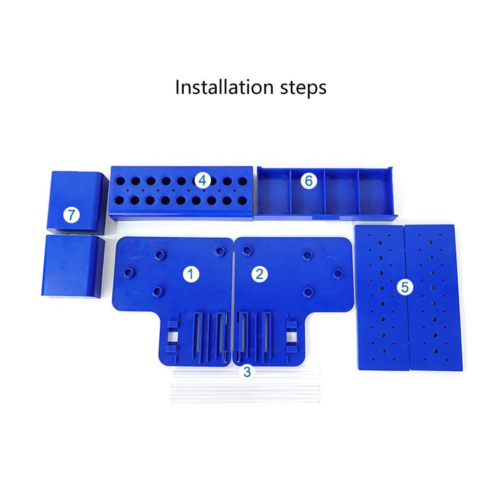 Plastic Storage Box Tweezer Screwdriver Business Card Storage Box for Mobile Phone Repair Desk Desktop Finishing Storage