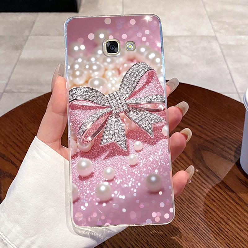 For Samsung Galaxy A5 2016 Case SM-A510F Aesthetic Cute Cat Cover Clear Soft Silicone Phone Case For Samsung A5 2017 A520F Shell