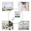 Interrupteur Intelligent 16A Contrôleur Relais RF 433MHz Télécommande Sans Fil Mini Bouton Rond Interrupteur Mural à Panneau pour Appareils DIY Maison Intelligente