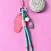 SATTCHI MINT PK KNOT GOLF CHARM