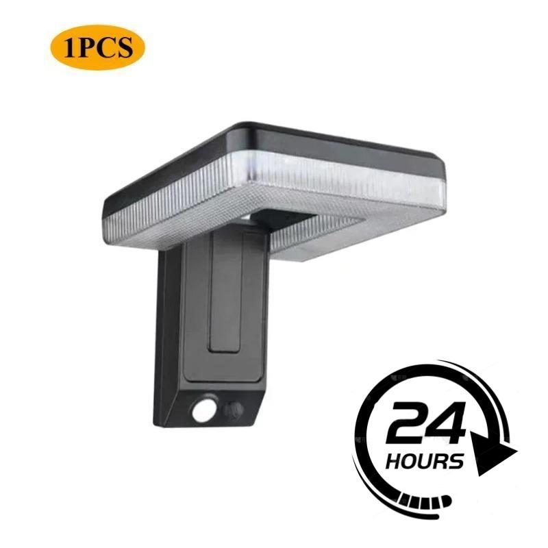 New Solar Wall Light, Smart Human Body Sensing LED Lamp, Waterproof Outdoor Courtyard Garden Decoration Lighting