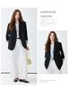 2025 Women's Korean Style High-End Long Sleeve Suit Jacket