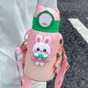 Children's thermos cup for school girls rabbit water cup food grade 316 with straw kettle for primary school students