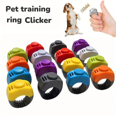 [Pet Training Device] Clicker for Training Dogs, Cats, Horses, Birds, Fish, Rabbits | Ring-Shaped