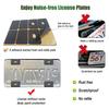Carbon Fiber License Plate Frame Car License Plate Frame for Front & Rear 4 Hole License Plate Cover