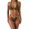 Women's Sexy Backless Two-piece Beach Bikini Swimsuit