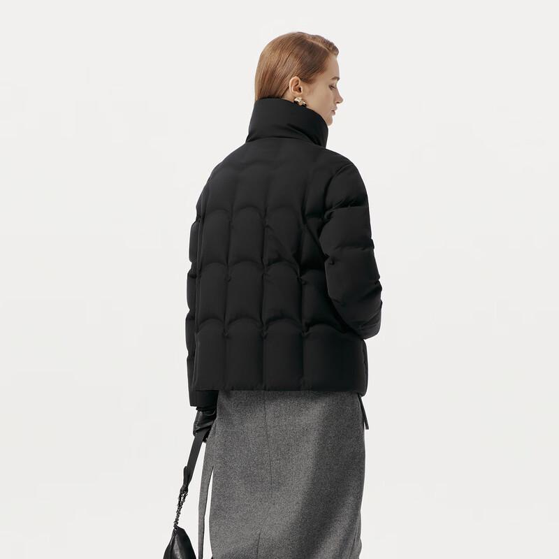 Tanboer Women's Short Stand Collar Goose Down Winter Coat 5520390A