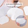 Almofadas Descartáveis Absorventes de Suor: Adesivos Anti-Sujeira para Axilas, Aba de Chapéu e Gola, Branco