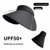 Mu Qingqing Extra-Large Brim UV Protection Sun Visor