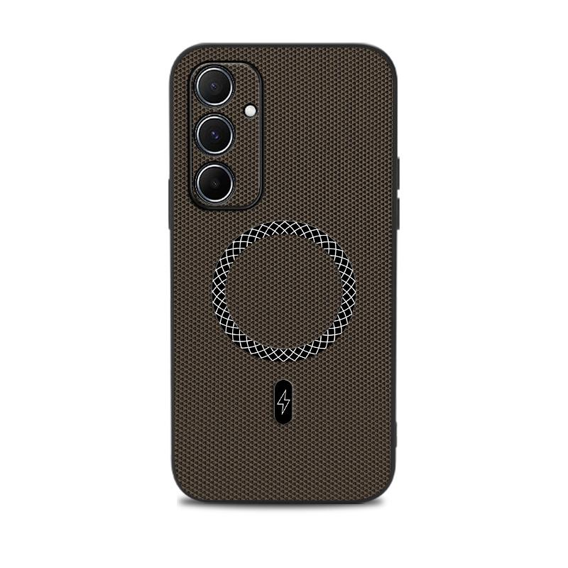 For Samsung A34 A54 Premium Shockproof Magnetic Phone Case For Samsung Galaxy A54 Leather Texture Pattern Anti-Fingerprint Cover