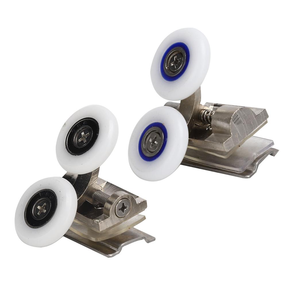 Shower Door Runner Rollers Zinc Alloy Glass Door Pulley Wheels Bathroom Accessory