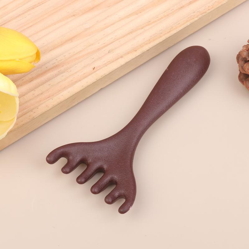 Plastic Meridian Massage Comb Body Gua Sha Tool Anti-Static 6-Claw Head Massager Promote