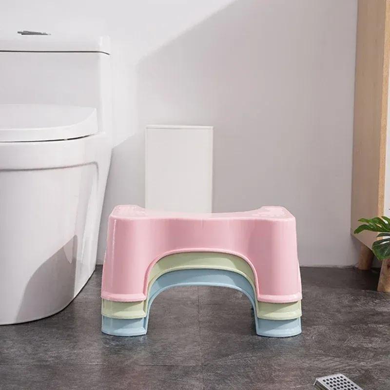 Badkamer Squatty Potty Toiletkruk Kinderen Zwangere Vrouw Zitting Toilet Voetkruk voor Volwassen Mannen Vrouwen Oude Mensen