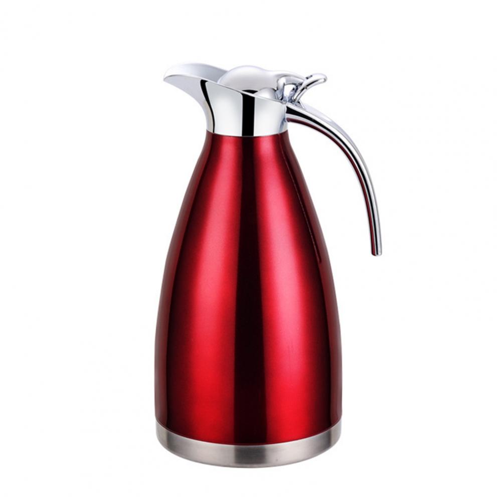 2L Stainless Steel Thermal Kettle Flask Jug Double Layer Insulation Pot For Tea Coffee Hot Water Kettle For Home Bar Outdoor